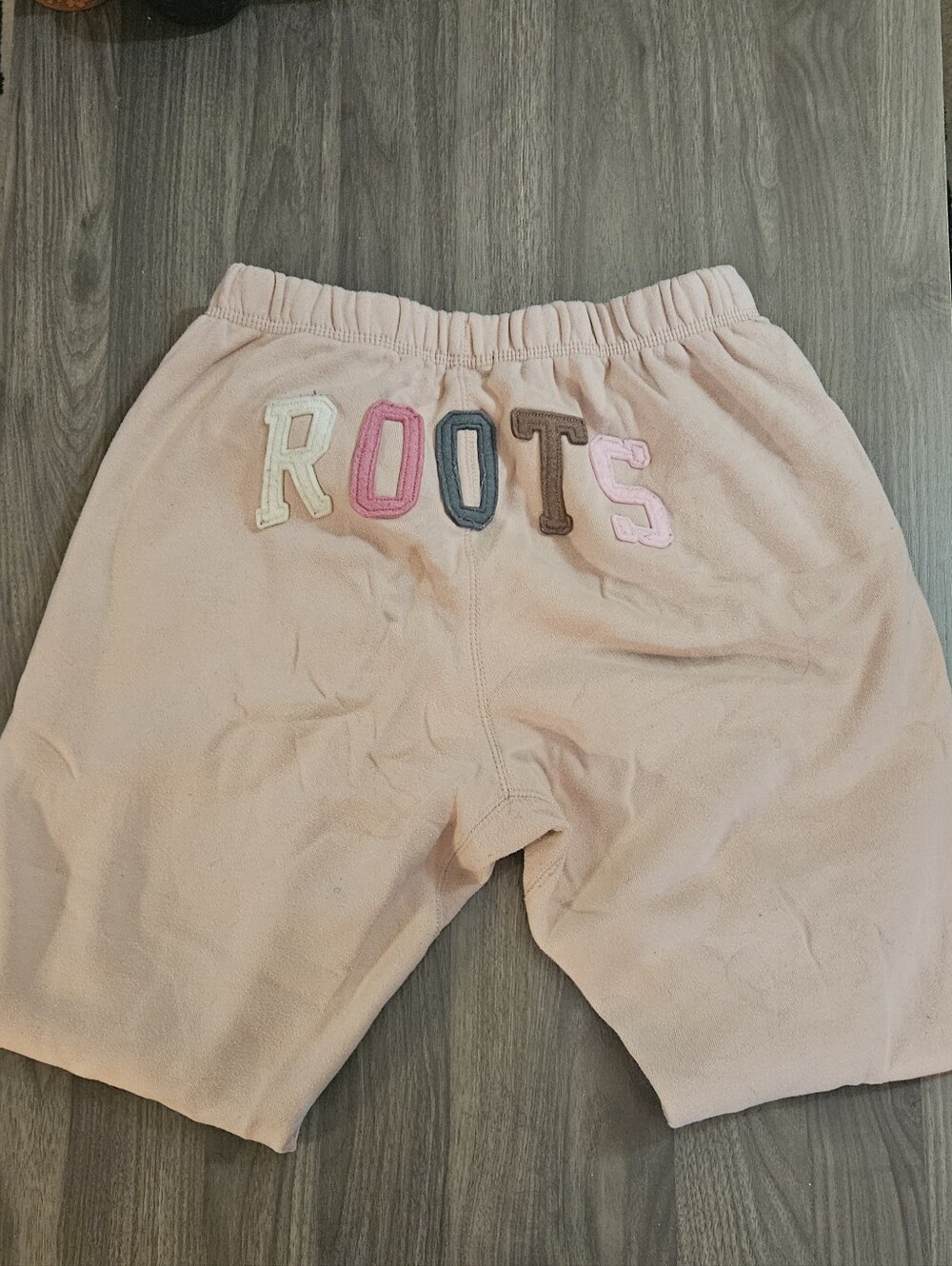 Roots Pink Logo Sweatpants